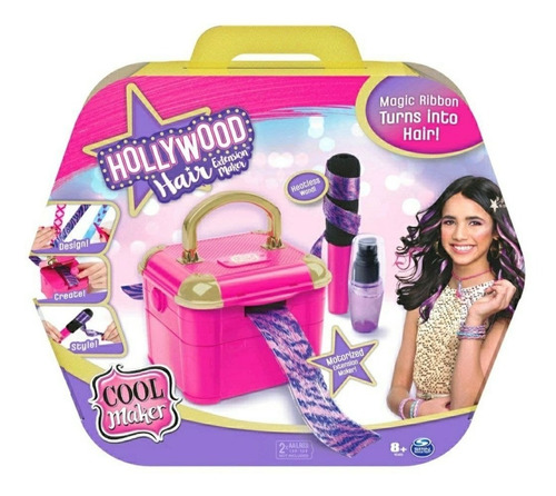 Imagen 1 de 4 de Juguete Extension De Clip De Pelo Para Niñas Hollywood Hair