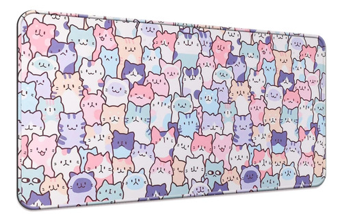 Alfombrilla De Raton Jiang100 Lindo Gato Kawaii, Para Juegos