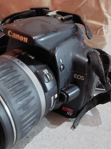 Camara Canon Eos500 Kiss Analógica Japón + Digital Rebel Xt Negro (Usado)