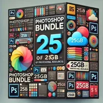 Comprar Pacotão Photoshop + 25gb De Artes Para Redes Sociais