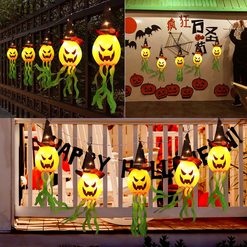 Nuevo 5 Piezas Decoración De Halloween Al Aire Libre