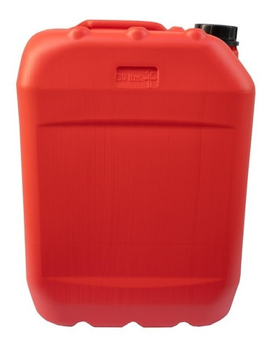 Bidon Plastico Apilable 30l 1400grs Color Rojo