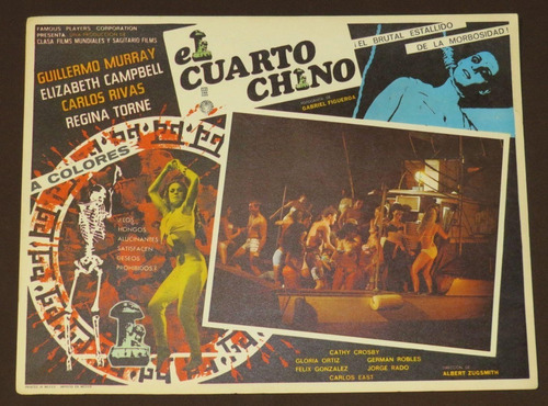Cartel De Cine El Cuarto Chino 1968 Poster