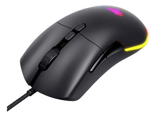 Mouse Gamer Havit Ms954 12000 Dpi 7 Botões Rgb Preto