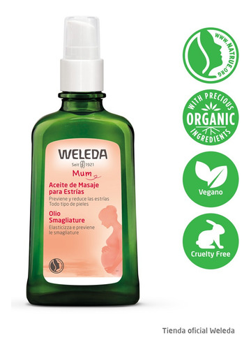 Aceite De Masaje Natural Para Estrías Weleda 100ml