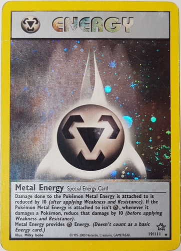 Metal Energy 19/111 Holo Raro Pokemon Tcg