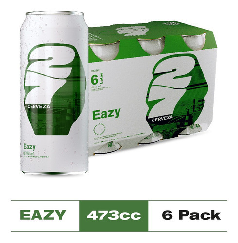 Cerveza 27 Eazy 473ml X6