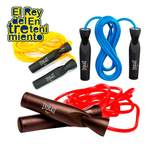 Imagen 2 de 3 de Cuerda De Saltar Everlast C/ Rulemanes Boxeo Crossfit El Rey