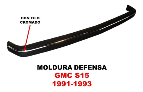 Moldura De Defensa Delantera Gmc S15 1991-1993