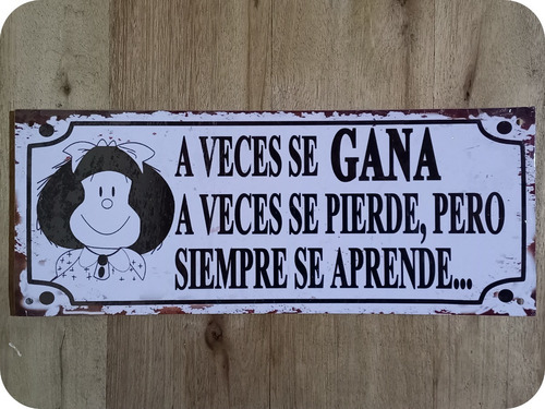 Chapas Decorativas Carteles  Frases Inspiradoras  