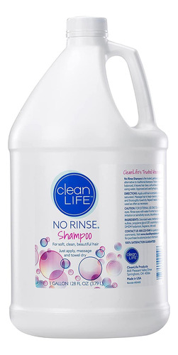 Shampoo Sem Enxágue Cleanlife Products 3,78 L Deixa O Cabelo