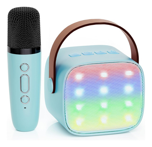 Karaoke Para Niños, Altavoz Bluetooth Portátil Con Micrófono