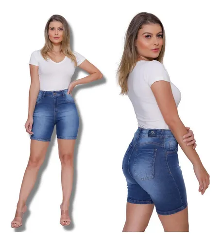 Short Jeans Feminino Marca Famosa MercadoLivre