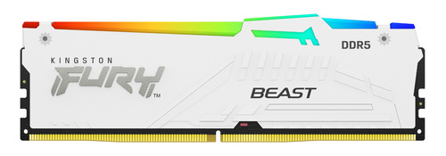 Memoria Kingston Fury Beast Rgb White Ddr5 16gb 5200 Mhz Xmp