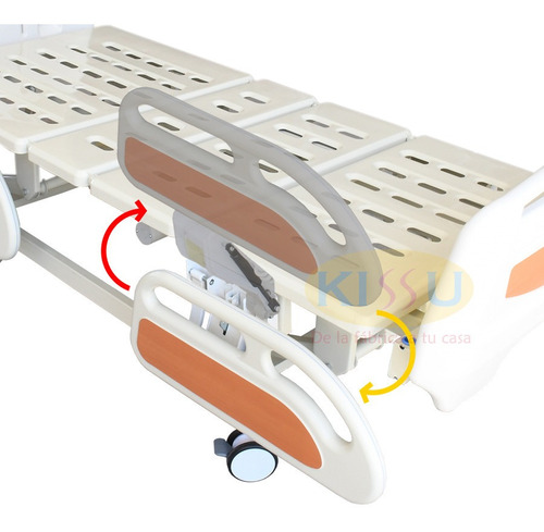 Imagen 5 de 5 de Cama Hospitalaria G7 Eléctrica 4 Posiciones Altura Regulable