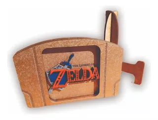 Quadro Decorativo Zelda Ocarina Of Time N64 Cartucho
