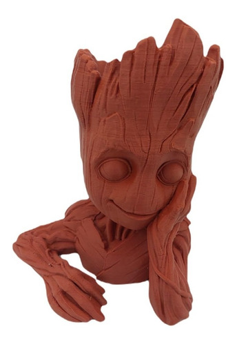 Maceta Lapicero Figura Groot Impresa En 3d