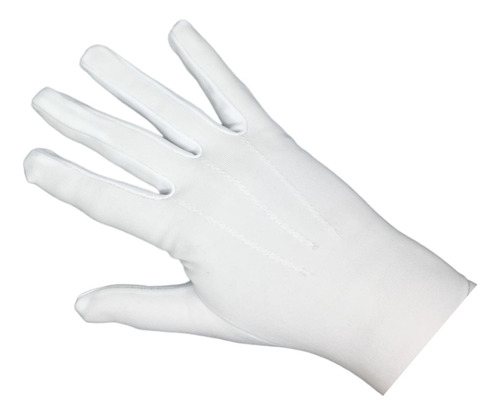 Guantes Blancos De Lycra Desfiles Gala Policia Mozo Etc