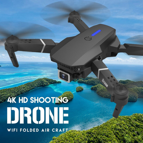E88 Pro Drone Com 4k Câmera Única Quadcopter + 2 Baterias