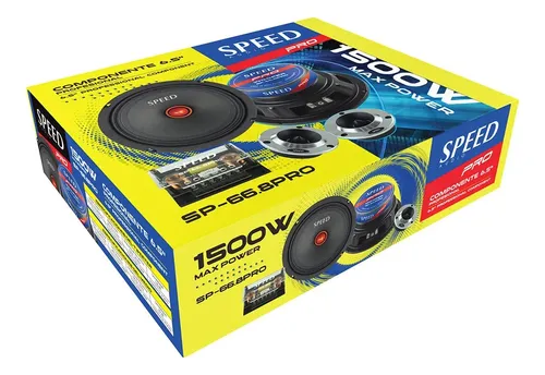 Componente 6.5puLG Medios Profesionales+tweter Bala+crossove
