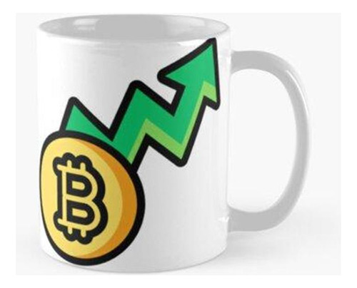 Taza El Bitcoin Está En Subida Calidad Premium