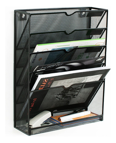 Organizador De Archivos De Pared De 5 Niveles, Colocación Ve
