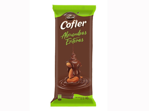 Tableta Cofler Chocolate 140grs - Barata La Golosineria