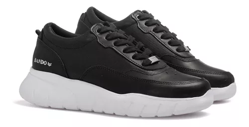 Zapatillas Hombre Bando Urbanas Sneakers Plataforma Cuero