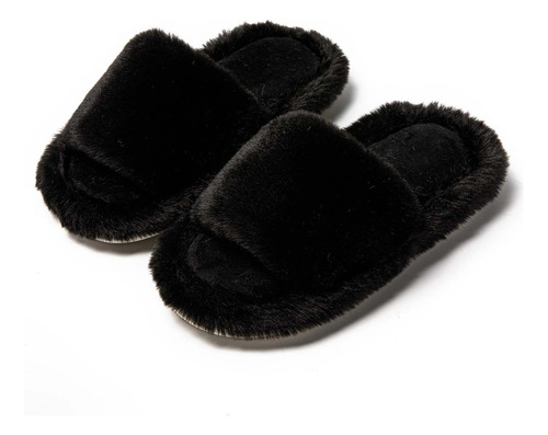 Zapatillas De Felpa O A La Moda Para Mujer, Para Interiores