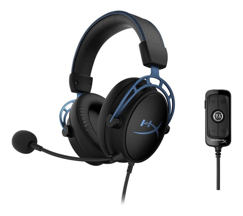 Auricular Hyperx Cloud Alpha S 7.1 Blue (hx-hscas-bl/ww)