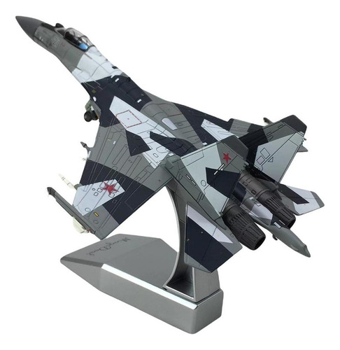 Luchador Ruso Su-35 1/100 Fundido A Presión Con Soporte, Mod