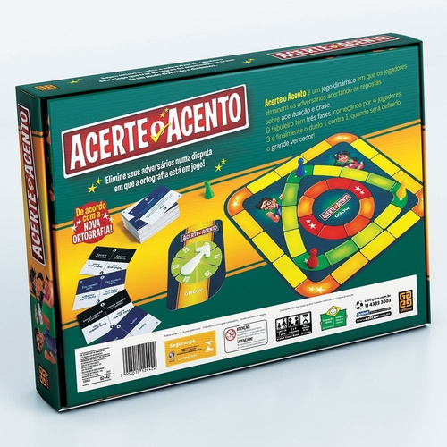 Jogo De Desafio Acerte O Acento Ortografia Para Crianças