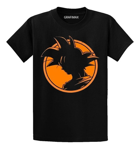 Polera Dragon Ball Goku Silueta Hombre Grafimax