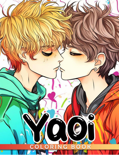 Libro: Yaoi Coloring Book: Hot Anime Guys With Manga Style C