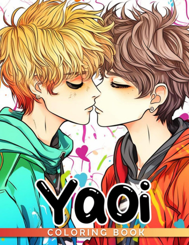 Libro: Libro Para Colorear Yaoi: Chicos Calientes De Anime C