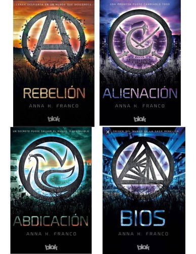 Saga Rebelión - Franco Anna K - (4 Libros)