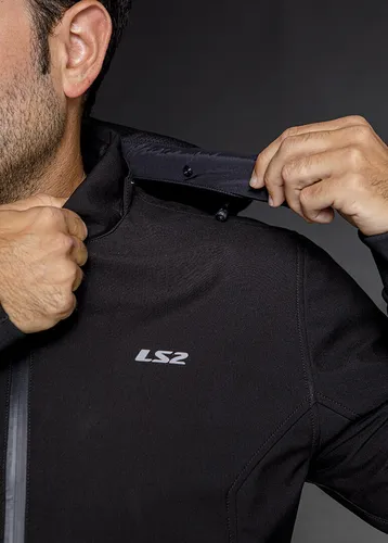 Campera Ls2 Impermeable Muy Abrigada Softshell Invierno