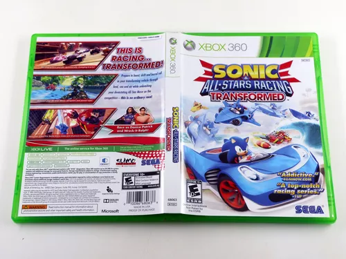 Jogo Sonic All Stars Racing Transformed - Xbox One / Xbox 360