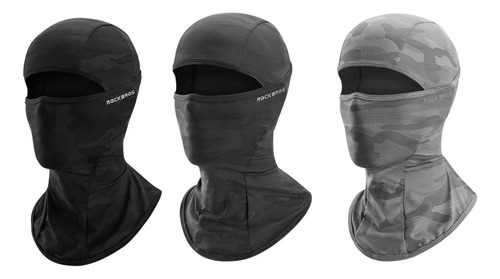 3pcs Pasamontañas Ciclismo Máscara Moto Balaclava Esqui Uv