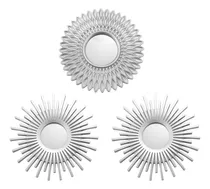 Comprar Espejos De Pared Plateados Para Pared, Paquete De 3, Espejos