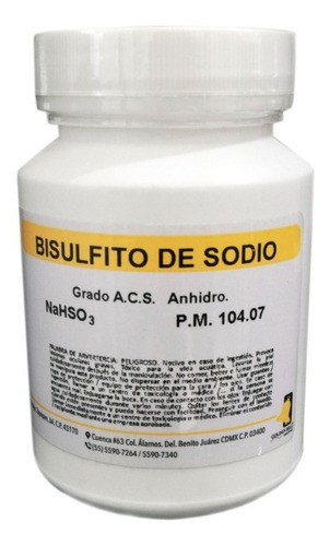 Bisulfito  De  Sodio, 100 G A.c.s. Appclean