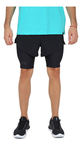 Short Entrenamiento Under Armour Smartform Rush Hombre En Ne