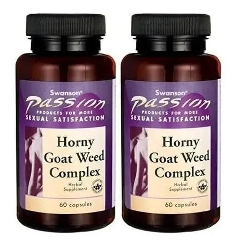 Horny Goat Weed Potenciador Sexual Unisex Pack2 Envio Gratis