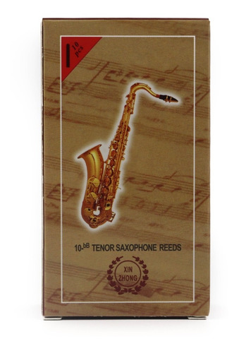 Imagen 1 de 3 de Caña Saxofon Tenor 2 1/2 Reeds Caja Por 10 Unidades.
