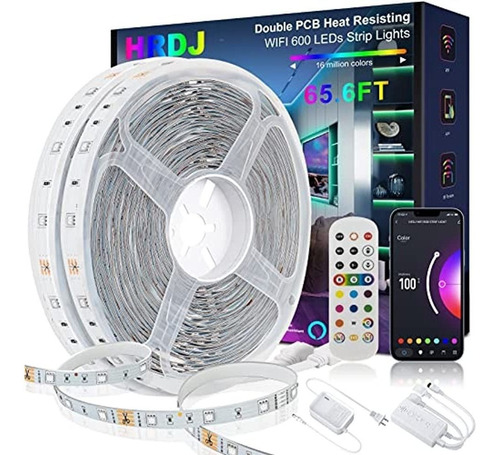 Luces Led Wifi Inteligentes Para Dormitorio, Hrdj 65.6ft 600