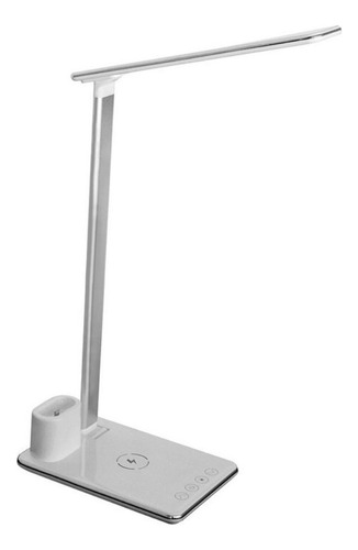 Lampara Escritorio Amoreto Luz Led Carga Inalambrica Mh-q940 Color de la estructura Blanco