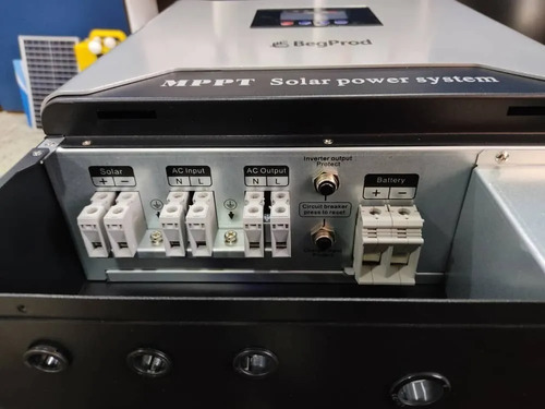 Imagen 8 de 9 de Inversor Solar 1000w Hibrido Nkm Mppt 1kw 24v-110v 30a