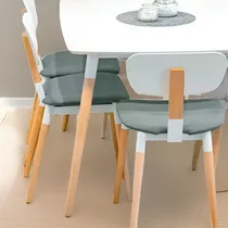 Comprar Silla Cocina Madera Paraiso Lacar  Tapizada Nordica X2 Lacar