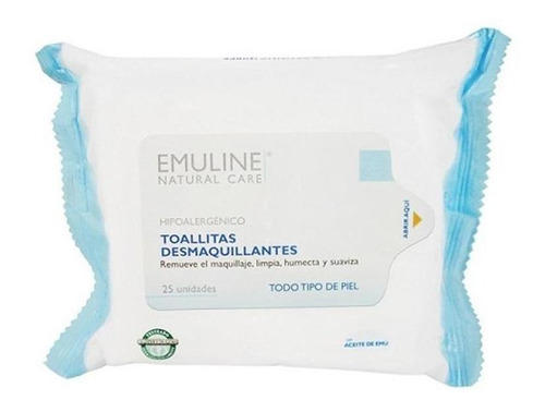 Pack 3 Toallitas Desmaquillante Emuline 25 U, C/u