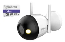 Comprar Kit videovigilancia cronos Dahua ip bala f4c-led 4mp full color audio wifi y microsd 64gb y accesorios de cámara inteligente dh-f4c-led-64gb memoria microsd wdd064g1p0c